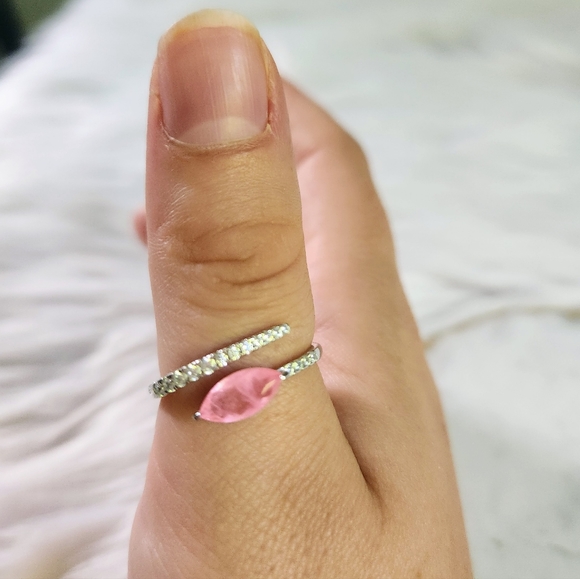 NWT BP 'Even Better Times' Smithsonite Genuine Quartz Sterling Silver Ring - 9 - Picture 10 of 11